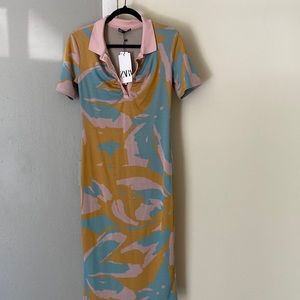 ZARA Abstract Dress